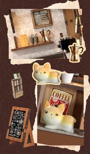 Country Cafe DIY Book Nook Kit for Adults - 3D Wooden Puzzle Miniature House with Furniture, Collectible Shelf Insert, Home Library Decor Gift - Image 6