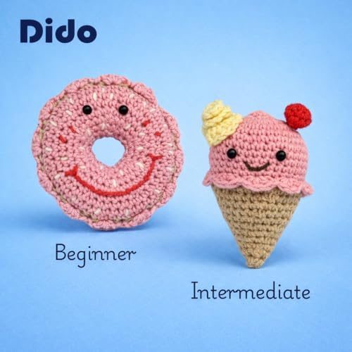 Crochet Kit for Beginners, Donut or Ice Cream Amigurumi Crochet Starter Kit - Image 2