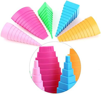 Paper Quilling Board, Quilling Tools Mixed Color 5 Shapes Buddy Paper Craft Tool DIY Quilled Creation Quilling Kits for Adults Beginner - Image 5