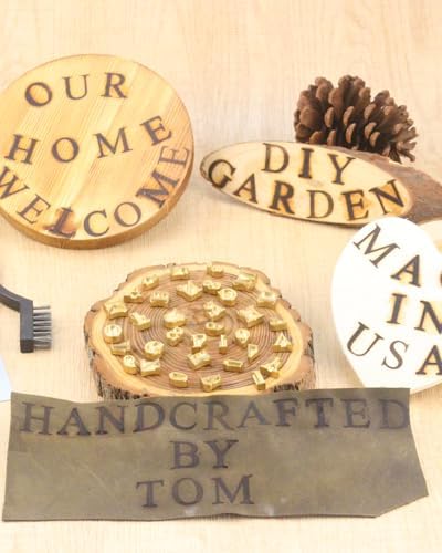 36Pc 5/8" Letters & Numbers Branding Iron Kit for Wood Leather Hats - Image 6