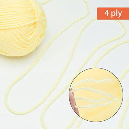 NICEEC 300g Soft Assorted Colors Yarn 100% Acrylic 870yds -Series 7 - Image 3