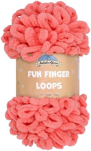 JubileeYarn Fun Finger Loops Yarn - Sherbert - 1 Skein by BambooMN
