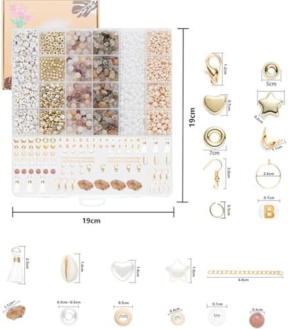 Xylise Jewelry Making Supplies Kit Natural Stone Beads for Irregular Natural Stone with for DIY Craft Bracelet Necklace Earrings for Adults(Light Purple) - Image 3