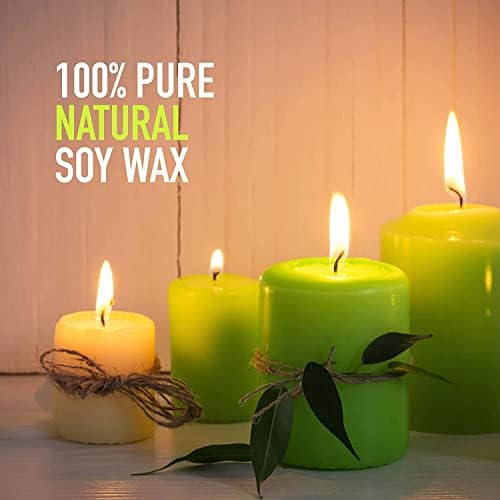 Oraganix Natural Soy Wax DIY Candle Making Kit and Candle Making Supplies - 2 lbs Premium Soy Candle Wax, 10 6-Inch Pre-Waxed Candle Wicks, 2 Metal Centering Devices - Candle Making Kit for Adults - Image 5