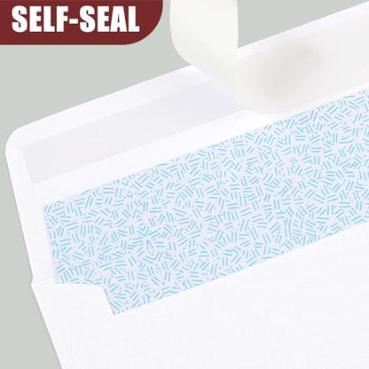 Joyberg 216 Packs #10 Envelopes, Business Envelopes, Envelopes Self Seal, Security Envelopes, Peel and Seal Closure, Size 4-1/8 X 9-1/2 Inches, White, 26LB - Image 3