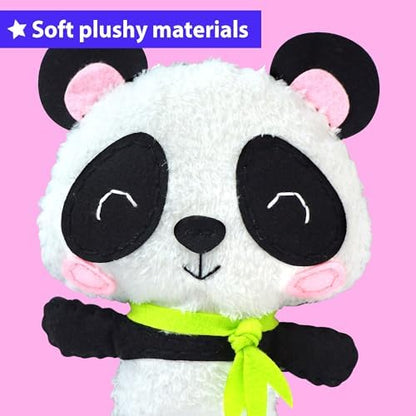 KRAFUN Panda Sewing Kit for Kids Ages 8-12 - No Scissors No Glue - Image 6