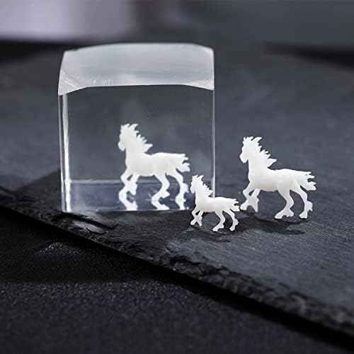 Woohome 7 PCS 3D Resin Mould Filler Casting Moulds, Mini Frog Snails Horse Epoxy Moulds for Jewelry Making, Art Crafts DIY Supplies - Image 5