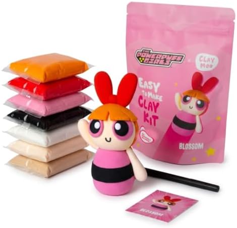 Blossom Clay Kit – Air Dry Foam Clay Craft for Adults & Teens by Claymoo