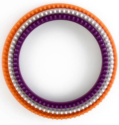 Authentic Knitting Board Premium Round Loom Set, Small Gauge Knitting Looms - Image 4