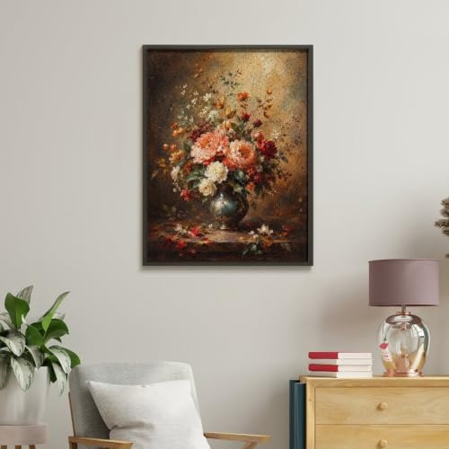 Bozfoxa Paint by Numbers Kit for Adults Beginner Autumn Floral Vase - Image 4
