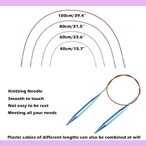 Yarniss 13 Pairs Circular Knitting Needle Set with Cable 3.0~10.0mm - Image 5