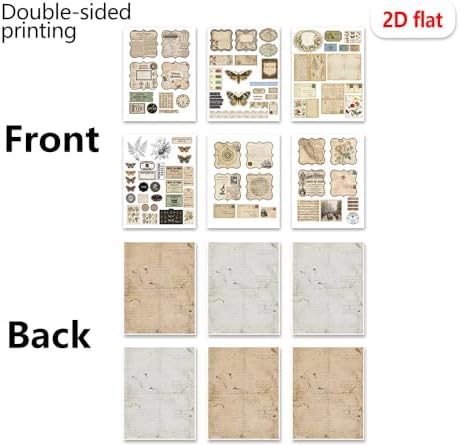 XINPOCUT Folio,Assembly Kit Mini Project,Folio Booklet Craft Kit, Junk Journal Kit, Scrapbooking Supplies, Journaling Decor, Mini Folio Writer Folder Project, Arts & Crafts Gifts - Image 3