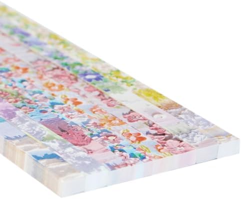 Star Origami Paper, DIY Origami Paper Star Strips (Floral Print540 sheets) - Image 4
