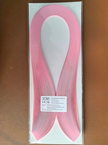 ODETOJOY Quilling Strips 3mm Paper Quilling Set 120pcs Paper Strip 54CM Solid Color Star Origami Paper DIY Hand Crafts Quilling Paper Strips 1/8inch (Pink) - Image 5