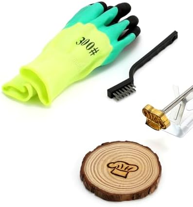 AIMOADO 1.5" Chef's Hat Branding Iron, for Wood Hats Leather BBQ & Steak by AIMOADO