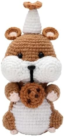 Kovarela Crochet Kit for Beginners, Hamster Amigurumi with Video Tutorials by Unknown