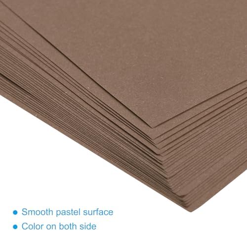 MECCANIXITY 100 Sheet Origami Paper Double Sided Brown 5.5 x 5.5 Inch Square Sheet for Art Craft Project, Beginners, Gifts Decor - Image 4