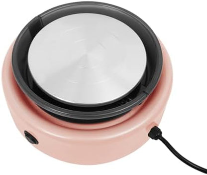 Mini Pottery Wheel for Adults & Kids, Pottery Wheel Kit for Beginners, 6" Turntable with Adjustable Speed, Complete Clay Sculpting Tools, Ideal for DIY Craft Projects & Birthday Gifts (Pink) - Image 5