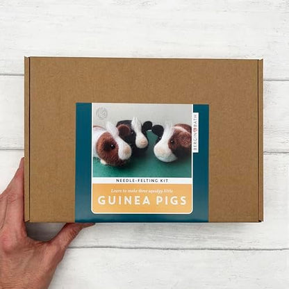 Bergin & Bath Needle Felting Kit, Guinea Pigs. Make Three Cute Little Pigs with This Planet Friendly Craft kit for Adults and Teens. - Image 5