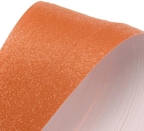 MECCANIXITY 360 Sheets Origami Paper Glitter Stars Papers Dark Orange Fold Paper for Beginner Arts Crafts Projects,0.4 x 9.3 Inch - Image 3