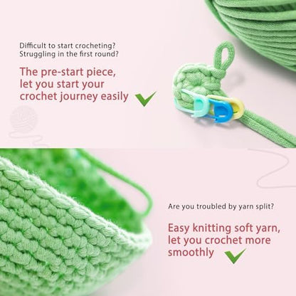 CrochetBox Pig Complete Crochet Kit for Beginners, Easy Craft for Adults - Image 6