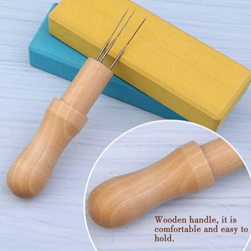 Mayboos Needle Felting Needles, 3 Needles with Wooden Holder - Image 6
