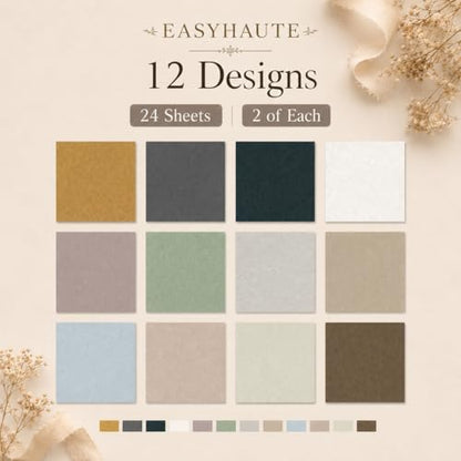 Nature Scrapbook Paper Pad 6x6 Double Sided, Earthy Patterned Paper Pack - Decorative Craft Cardstock & Scrapbooking Supplies for Card Making, Junk Journal Ephemera, Mini Albums - Image 3