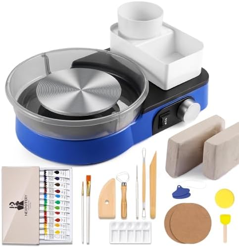 Catcrafter Pottery Wheel for Kids Teens Adults Beginners - Blue Pottery Kit by Catcrafter