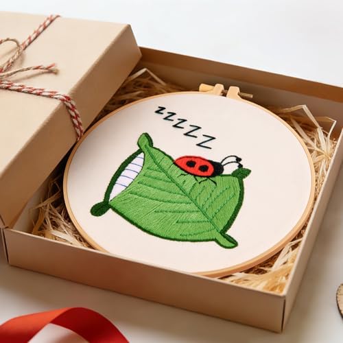 Embroidery Kits for Beginners Adults, Cute Hand Embroidery Starter Kit, Cross Stitch Kits for Beginners DIY Craft Kits for Adults Women, Entire Set of Embroidery Supplies【Full-Length Video Tutorial】 - Image 2
