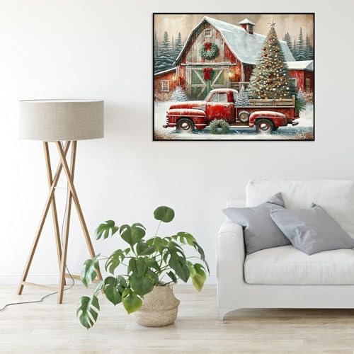 VIGEGU 2 Pack Christmas Paint by Numbers Kit for Adults with Framed - Image 4