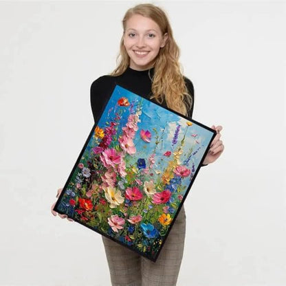 Tiwabb Wildflower Stamped Cross Stitch Kits for Adults Beginners - Image 6