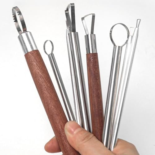Complete Pottery Making Set Including Aluminum Clay Shaping and Trimming Instrument Long Clay Equipment - Image 7