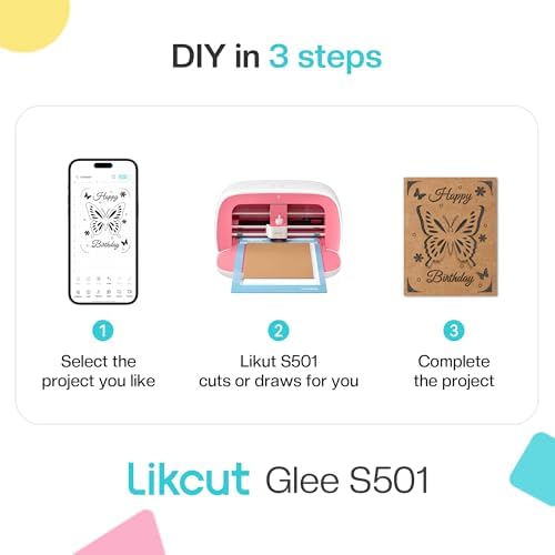 Likcut Vinyl Cutter Machine Cardstock Creator Bundle with Carrying Case - Image 4