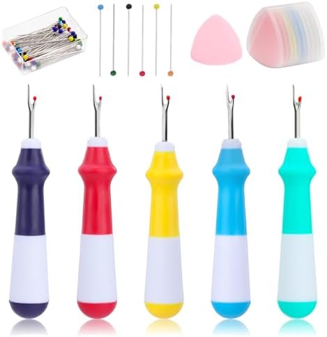 SOCNITC 65Pcs Stitch Remover Tool Kit Seam Ripper for Sewing and Embroidery by SOCNITC