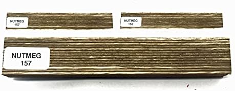 Pen Kit Mall - 3 pack Spectraply .75 x .75 x .5.25 Wood Turners Pen Blanks Vibrant Colors Colored Dyed Birch (157 Nutmeg) by Pen+Kit+Mall