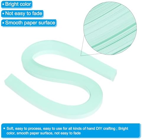 PATIKIL 120pcs Quilling Strips Paper 3/8"(10mm) 21"(54cm) Origami Paper Quilling Strip for Art DIY Hand Craft Christmas, Pink Blue - Image 3