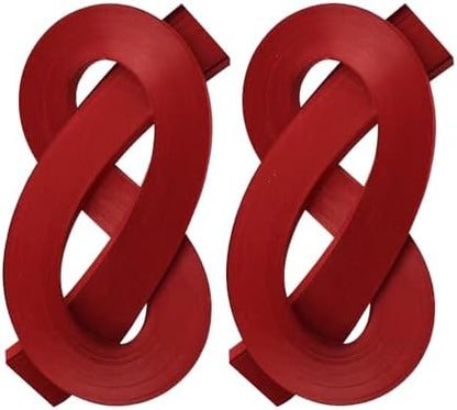 Acoeitl Quilling Paper Strips 240 Strips Red Paper Quilling Set Width 5mm Length 53cm Quilling Supplies DIY Quilling Paper Quilling Art Strip for Crafts (2 Pack) by Unknown