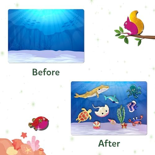 Skillmatics Foil Fun Animals Mega Pack, Foil Art Kit, Gift for Boys & Girls - Image 6