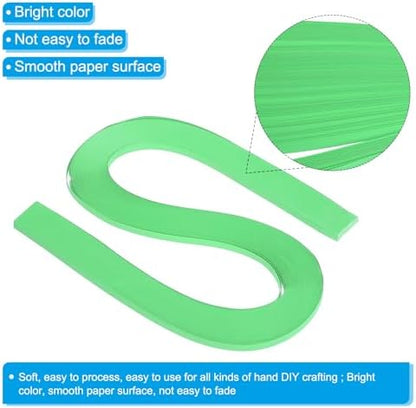 PATIKIL 120pcs Quilling Strips Paper 3/16"(5.2mm) 21"(54cm) Origami Paper Quilling Strip for Art DIY Hand Craft Christmas, Pink Green - Image 3