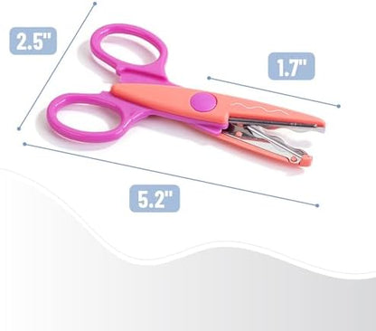 Mr. Pen- Craft Scissors Decorative Edge, 6 Pack, Jewel Colors - Image 3