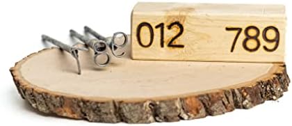 3/4" Number Mini Steel Branding Irons Kit for Hats, Wood Burning, DIY Beginner Adult Crafts Bullet Points - Image 5