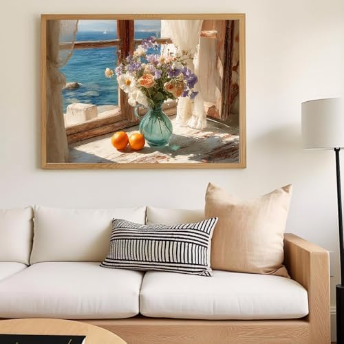 xcemhil Flower Paint by Numbers Kit for Adults Beginner, Flower Paint by Numbers for Adult, Acrylic Paint by Number Kits Suitable for Home Wall Art Decor Gifts 16x20 Inch - Image 3