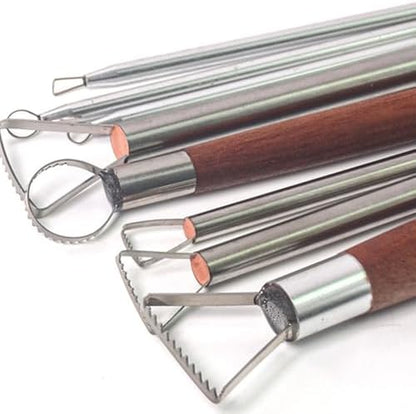 Complete Pottery Making Set Including Aluminum Clay Shaping and Trimming Instrument Pottery Making Supplies - Image 5