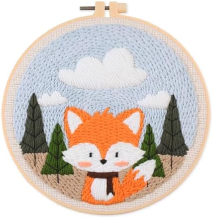 Myfelicity Punch Needle Kit for Beginners – Fox Pattern, Includes Threads & Pattern for All Skill Levels (Fox Design) - Image 5