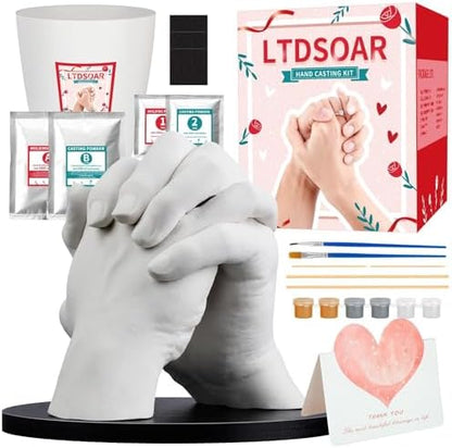 LTDSOAR Hand Casting Kit for Couples & Family with Practice Kit by LTDSORA