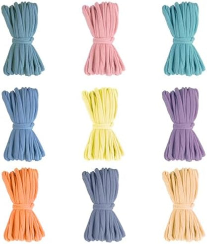FEBSNOW Weaving Loom Refill Loops 180 Pcs Rainbow Potholder Bands by HOMECRAFTBEAUTYBABY