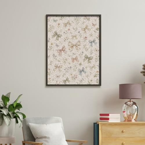 Paint by Numbers Kit for Adults Beginner Art Decor Vintage Bow Floral - Image 4