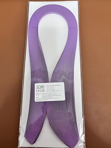 ODETOJOY Pestal Lilac Tone Quilling Paper Strips 3mm Purple Quilling Strips for Crafts Single Color Origami Paper Strips 0.12inch Paper Filigree Strips (Purple No.02) - Image 5