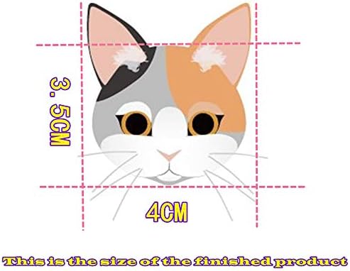 T.F GHG DIY Wool Needle Felting Kit with Basic Needle Felting Tools,Video Tutorial,Easy for Beginners,Felted Cat Kitten Brooch,Animal(Calico Cat) - Image 6
