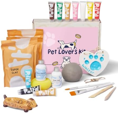 Pott'd Mini Pottery Kits | Air Dry Clay Pottery Kit for Adults | Includes Paints, Brushes, and Potters Tools | Free Online Step-by-Step Tutorial | Perfect for Beginners | Bring The Studio to Your Home by Pottd